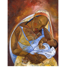 Mother and Child by Michael Escoffery